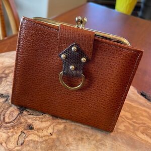 NEW Vintage Princess Gardner Cowhide Wallet